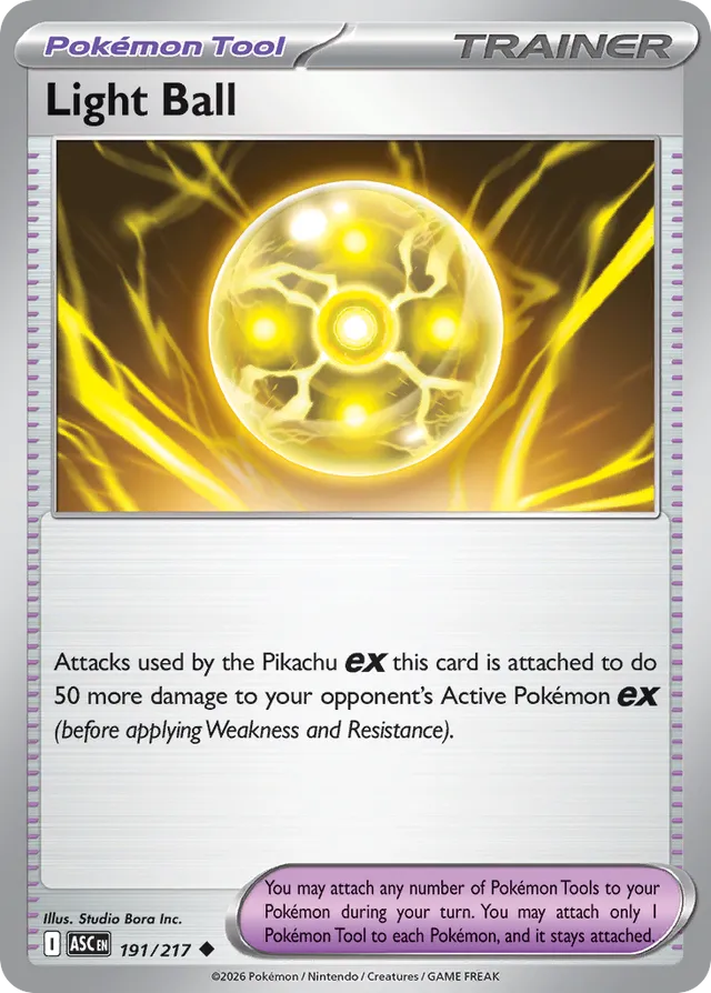 Light Ball: Ascended Heroes 191/217 - Pokemon Single Card