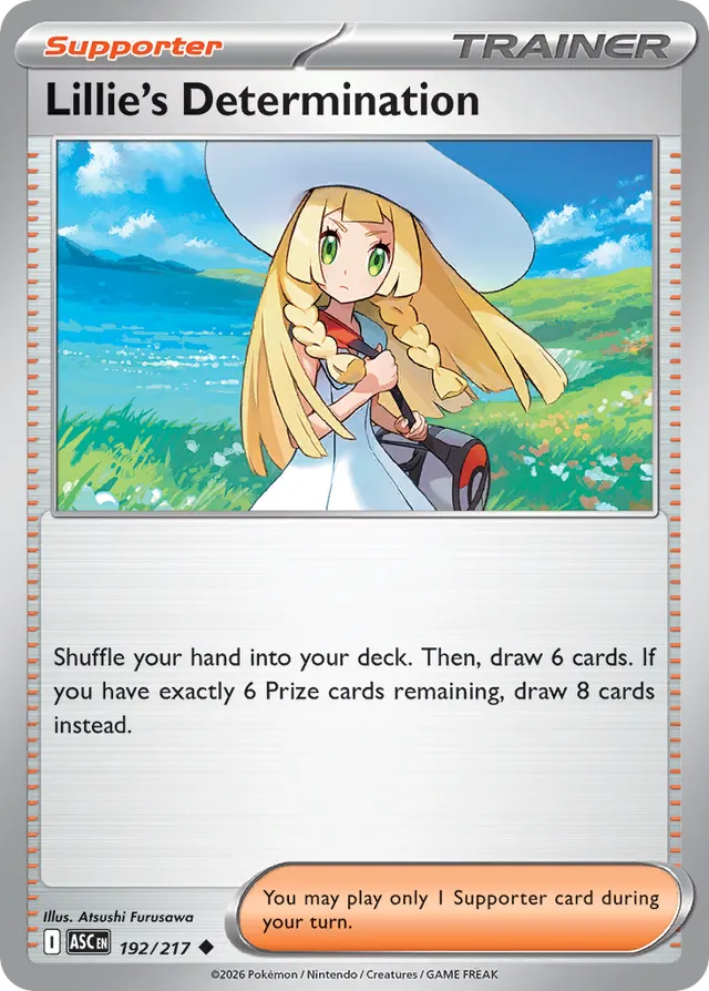 Lillie's Determination: Ascended Heroes 192/217 - Pokemon Single Card