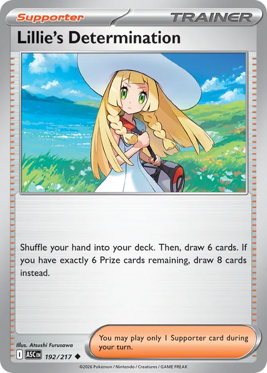 Lillie's Determination: Ascended Heroes 192/217 - Pokemon Single Card
