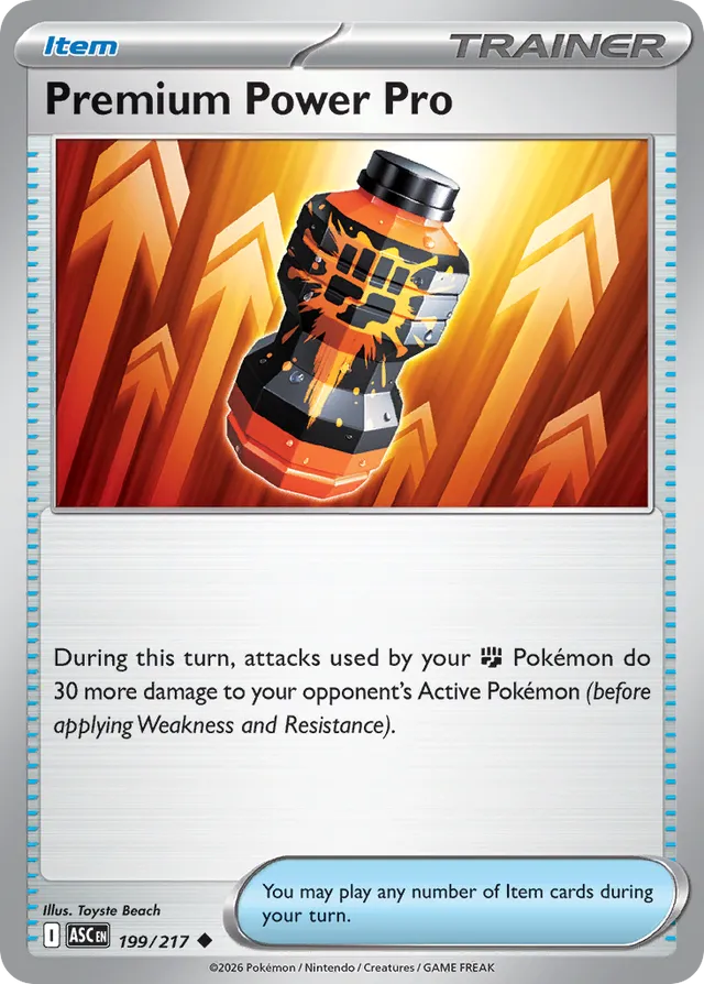 Premium Power Pro: Ascended Heroes 199/217 - Pokemon Single Card