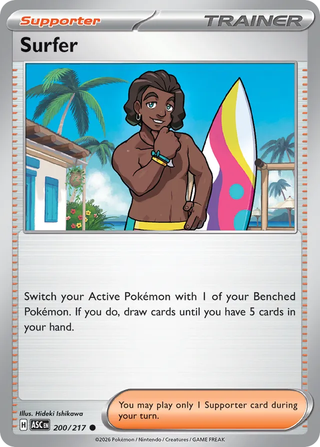Surfer: Ascended Heroes 200/217 - Pokemon Single Card
