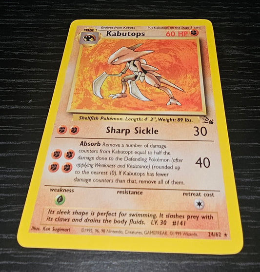 Kabutops: Fossil - 24/62 - Pokemon Single Card