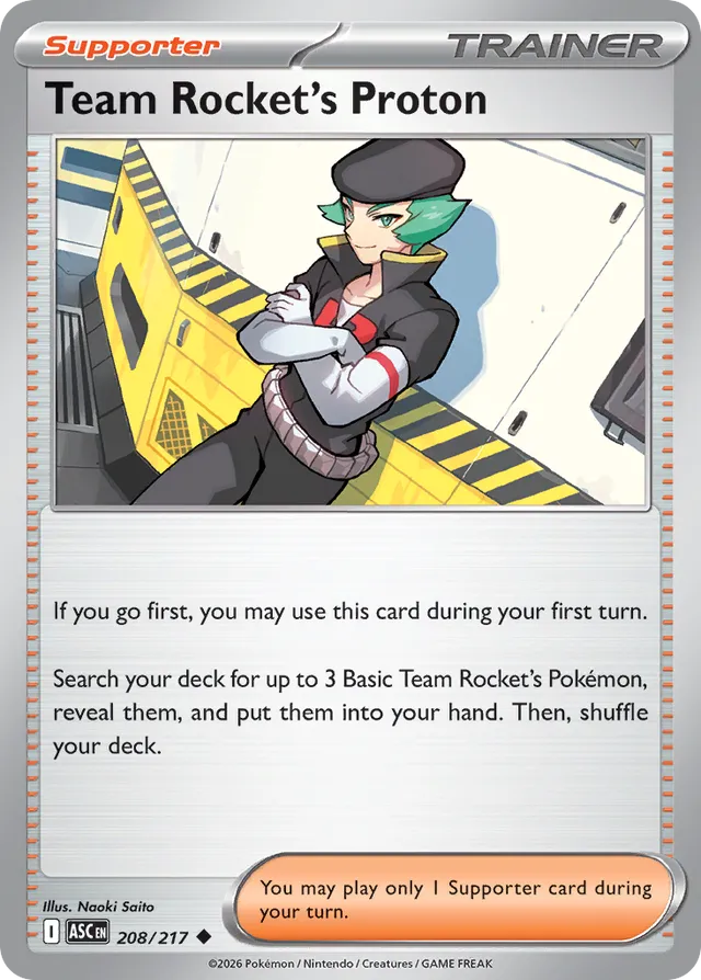 Team Rocket's Proton: Ascended Heroes 208/217 - Pokemon Single Card