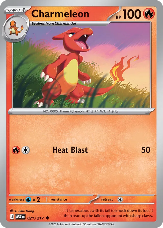 Charmeleon: Ascended Heroes 021/217 - Pokemon Single Card