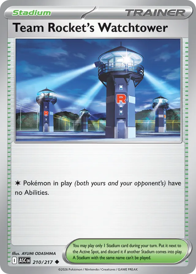 Team Rocket's Watchtower: Ascended Heroes 210/217 - Pokemon Single Card