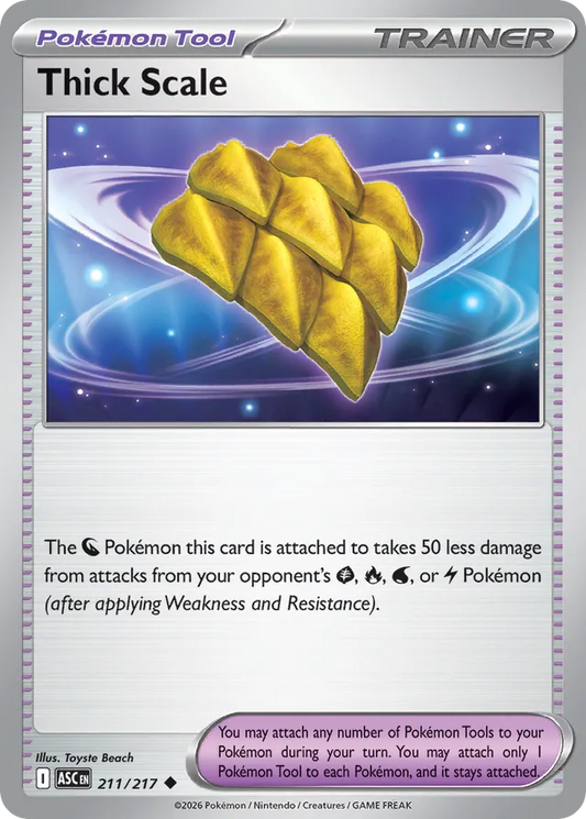 Thick Scale: Ascended Heroes 211/217 - Pokemon Single Card