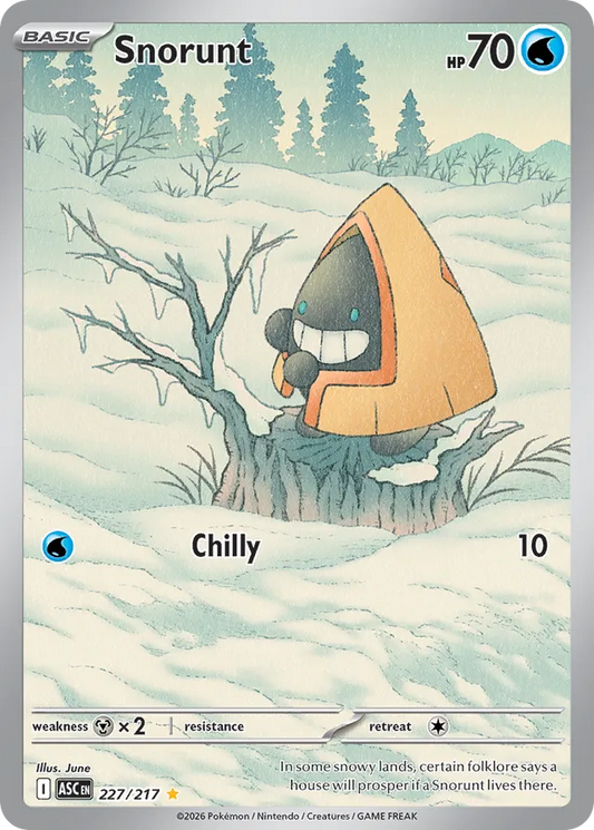 Snorunt 227/217 Illustration Rare - Ascended Heroes - Pokemon Card