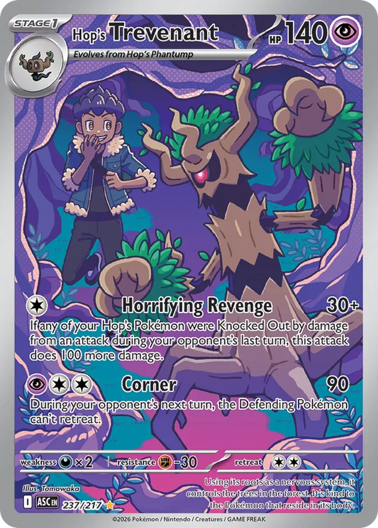 Hop's Trevenant 237/217 Illustration Rare - Ascended Heroes - Pokemon Card