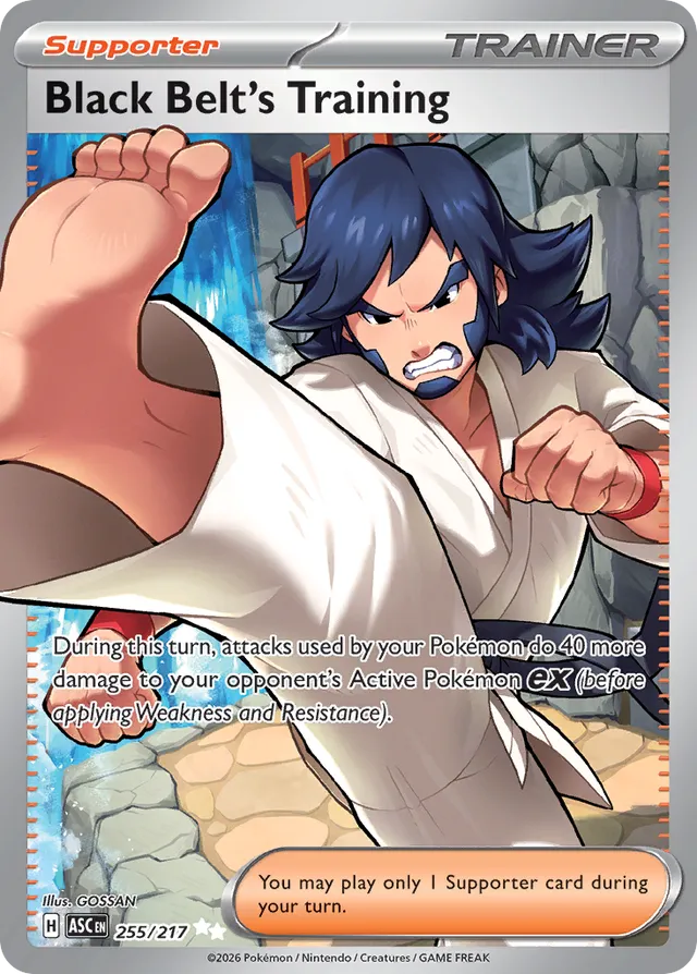 Black Belt's Training 255/217 Ultra Rare - Ascended Heroes - Pokemon Card