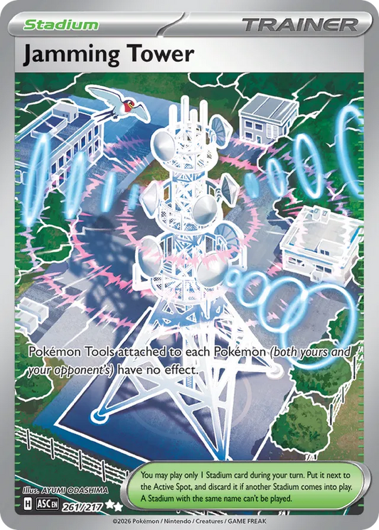Jamming Tower 261/217 Ultra Rare - Ascended Heroes - Pokemon Card