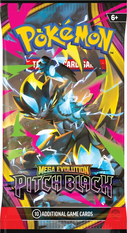 Mega Evolution - Pitch Black Booster Pack  (10 Cards)