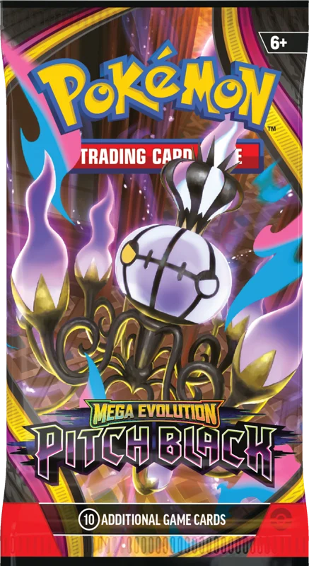Mega Evolution - Pitch Black Booster Pack  (10 Cards)