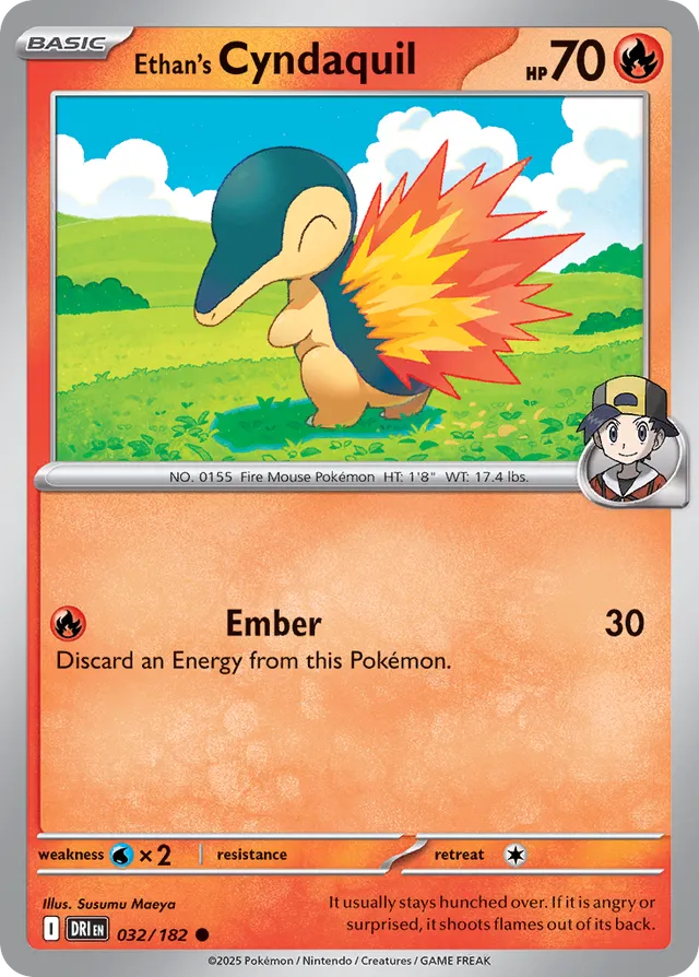 Ethan's Cyndaquil: Destined Rivals 032/182 - Pokemon Single Card
