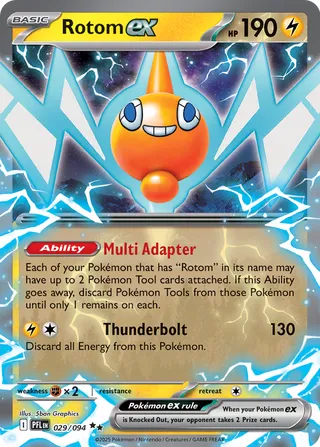 Rotom ex: Phantasmal Flames 029/094 - Pokemon Single Card