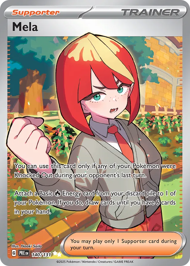 Mela: 140/131 Ultra Rare - Prismatic Evolutions - Pokemon Card