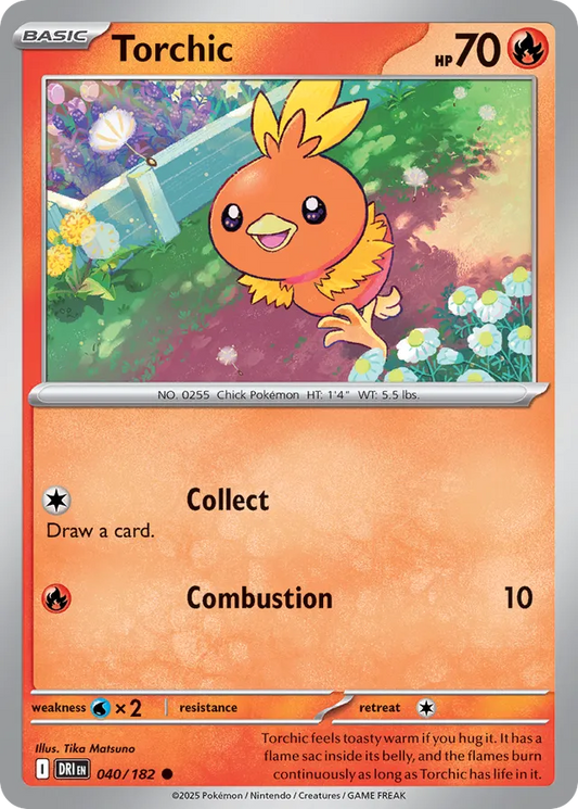 Torchic: Destined Rivals 040/182 - Pokemon Single Card