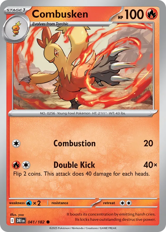Combusken: Destined Rivals 041/182 - Pokemon Single Card