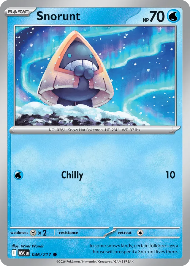 Snorunt: Ascended Heroes 046/217 - Pokemon Single Card