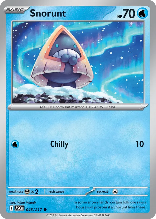 Snorunt: Ascended Heroes 046/217 - Pokemon Single Card