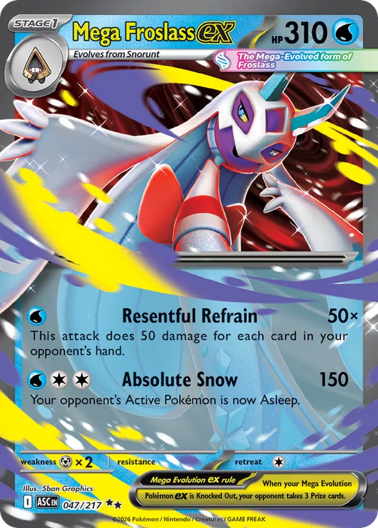 Mega Froslass ex: Ascended Heroes 047/217 - Pokemon Single Card