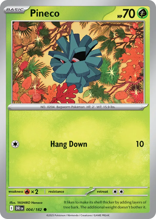 Pineco: Destined Rivals 004/182 - Pokemon Single Card