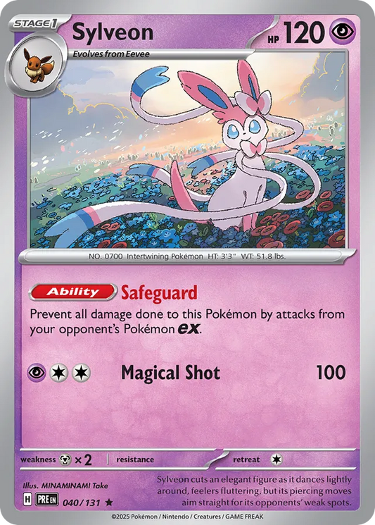 Sylveon: Prismatic Evolutions 040/131 - Pokemon Single Card