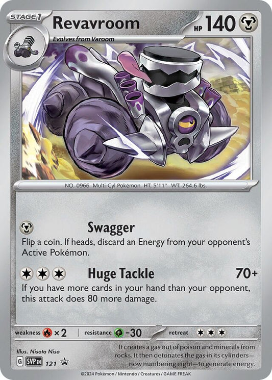 Revavroom Scarlet & Violet Black Star Promo 121 - Pokemon Single Card