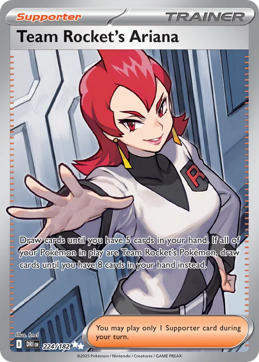 Team Rocket's Ariana: Destined Rivals 224/182 - Pokemon Single Card