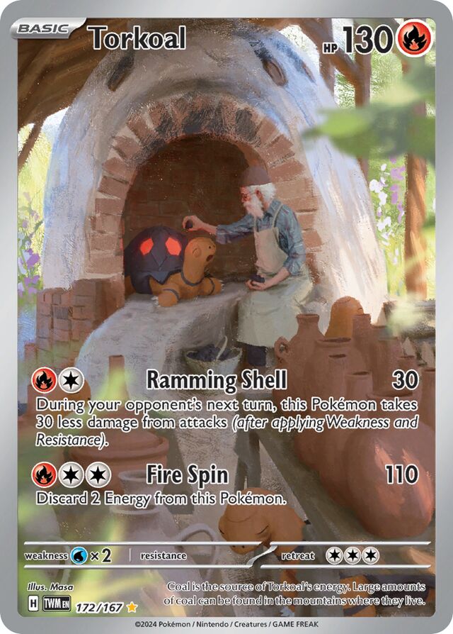Torkoal: 172/167 Twilight Masquerade - Pokemon Card