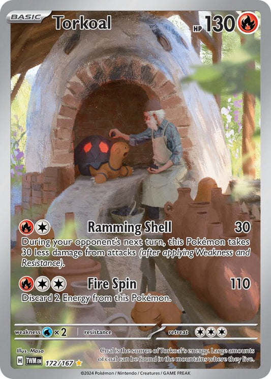Torkoal: 172/167 Twilight Masquerade - Pokemon Card