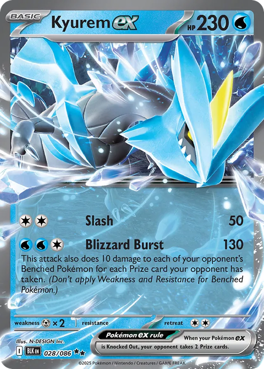 Kyurem ex: Black Bolt 028/086 - Pokemon Single Card