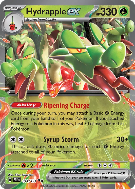 Hydrapple ex: Prismatic Evolutions 011/131 - Pokemon Single Card