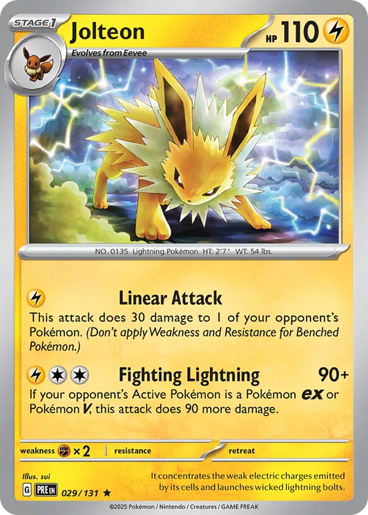 Jolteon: Prismatic Evolutions 029/131 - Pokemon Single Card
