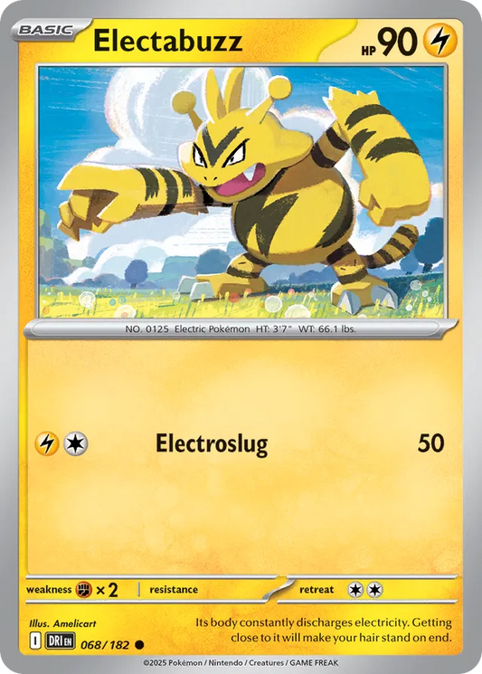 Electabuzz: Destined Rivals 068/182 - Pokemon Single Card