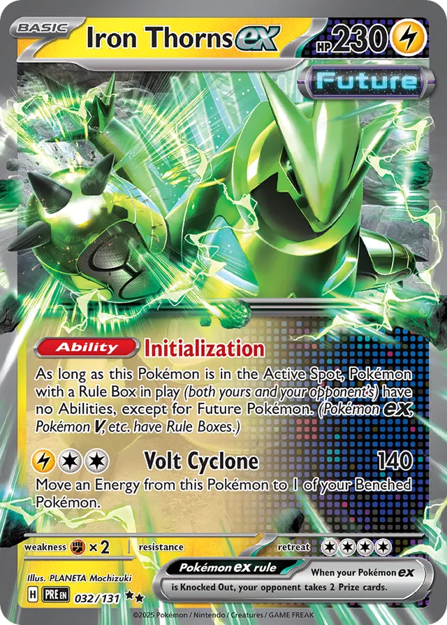 Iron Thorns ex: Prismatic Evolutions 032/131 - Pokemon Single Card