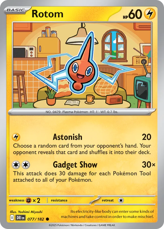Rotom: Destined Rivals 077/182 - Pokemon Single Card