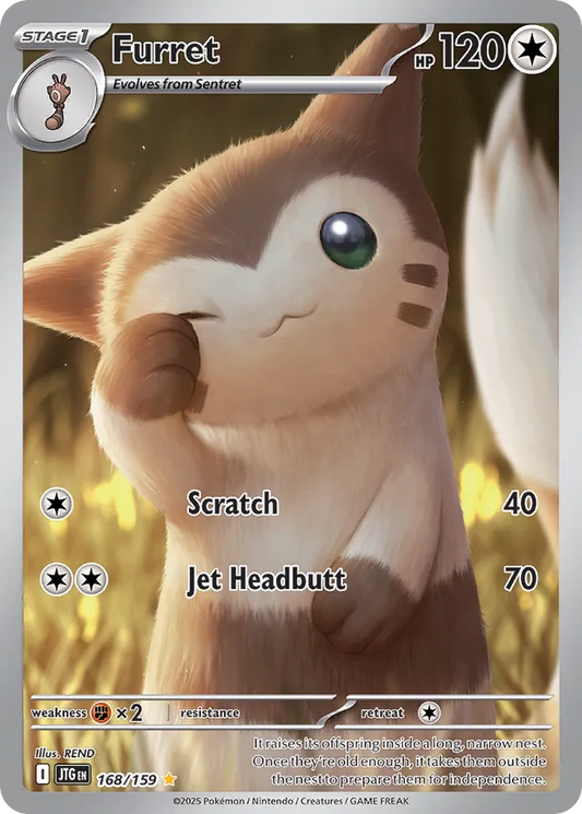 Furret: Journey Together 168/159 - Pokemon Single Card