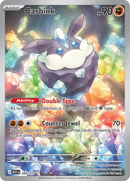 Carbink: Ascended Heroes 242/217 - Pokemon Single Card