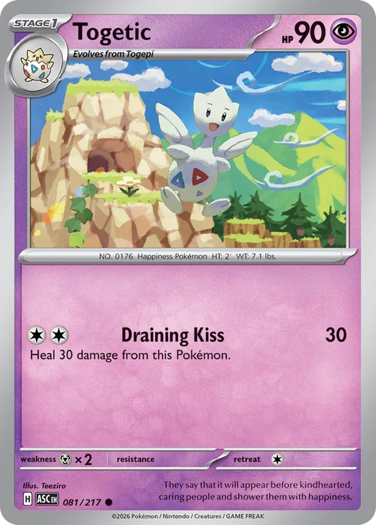 Togetic: Ascended Heroes 081/217 - Pokemon Single Card