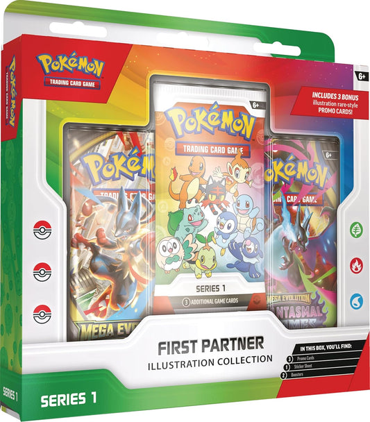 Pokemon First Partners Illustration Collection Series 1