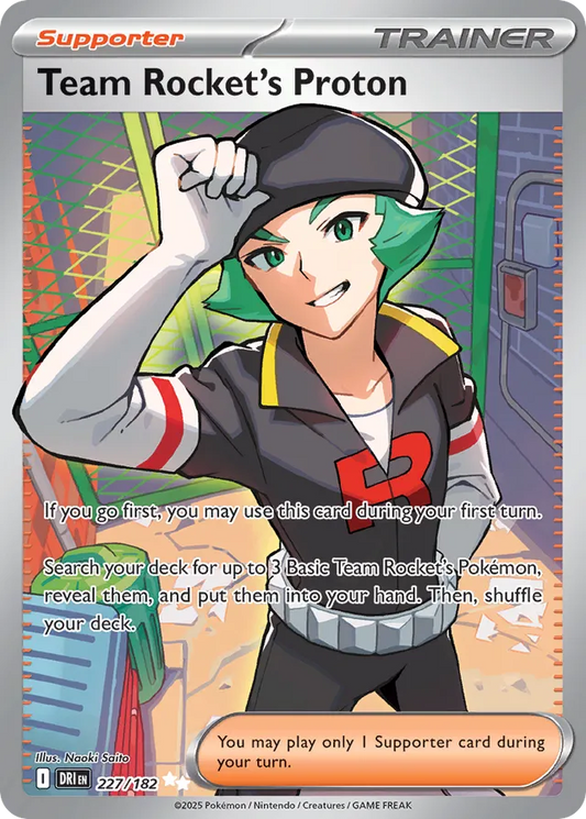 Team Rocket's Proton: 227/182 Ultra Rare - Destined Rivals - Pokemon Card