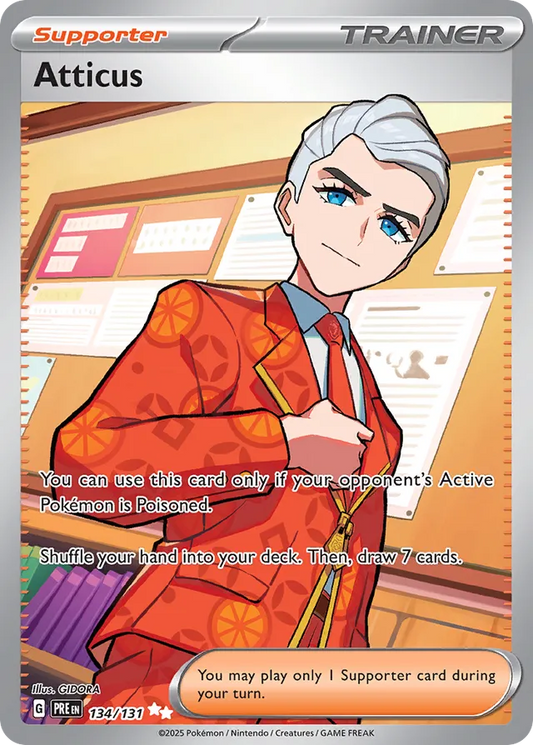 Atticus: Prismatic Evolutions 134/131 - Pokemon Single Card