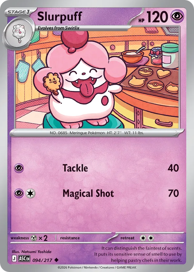 Slurpuff: Ascended Heroes 094/217 - Pokemon Single Card