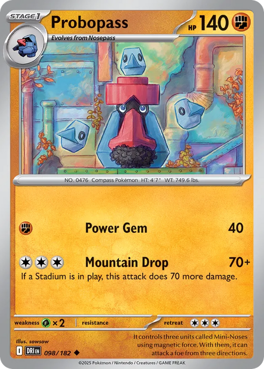 Probopass: Destined Rivals 098/182 - Pokemon Single Card