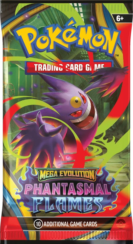Mega Evolution - Phantasmal Flames Booster Pack (10 Cards)