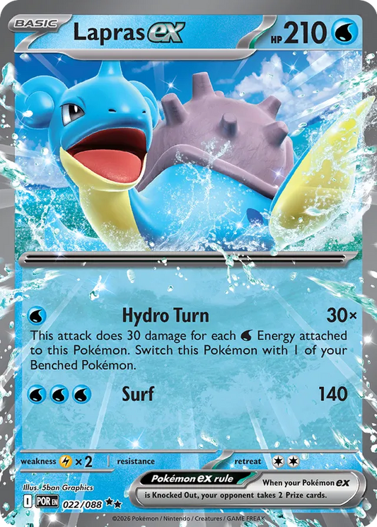 Lapras ex: Perfect Order 022/088 - Pokemon Single Card