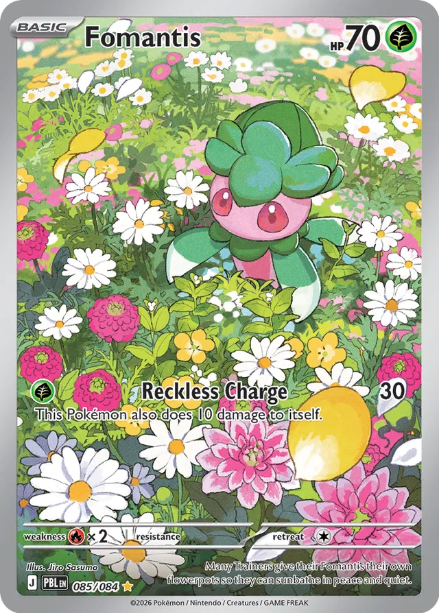 Fomantis: Pitch Black 085/084 - Pokemon Single Card