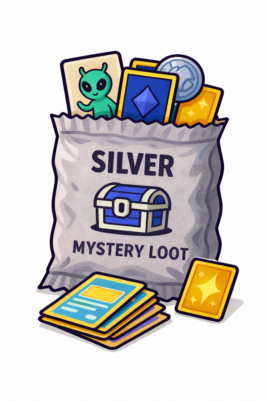 Pokemon Mystery Loot Box: Silver