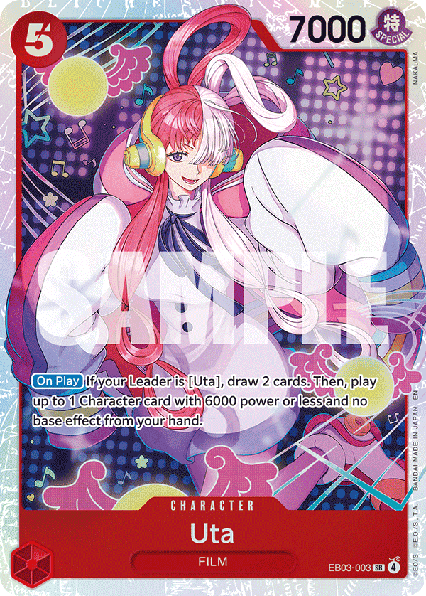 Uta EB03-003 SR ONE PIECE HEROINES EDITION - Single Card