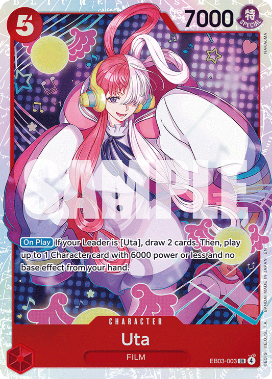 Uta EB03-003 SR ONE PIECE HEROINES EDITION - Single Card